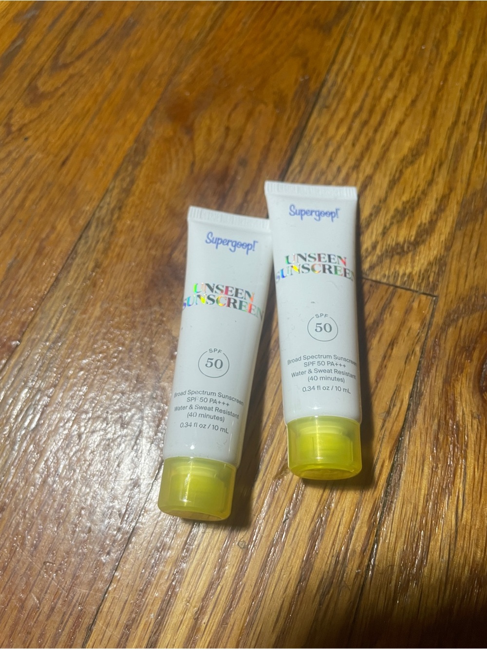 Supergoop! Unseen Sunscreen SPF 50 Tube .34 OZ / 10 mL